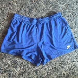 2X blue Nike womens shorts